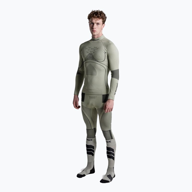 Men's thermal sweatshirt X-Bionic Accumulator 4.0  tea grey/black 2