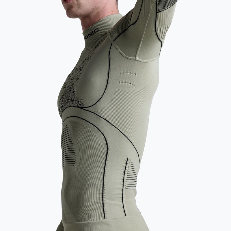 Men's thermal sweatshirt X-Bionic Accumulator 4.0  tea grey/black 5