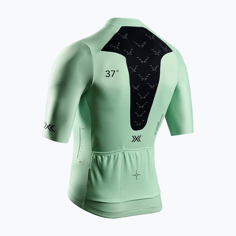 Men's cycling jersey X-Bionic Corefusion Ride Jersey digital lime 2