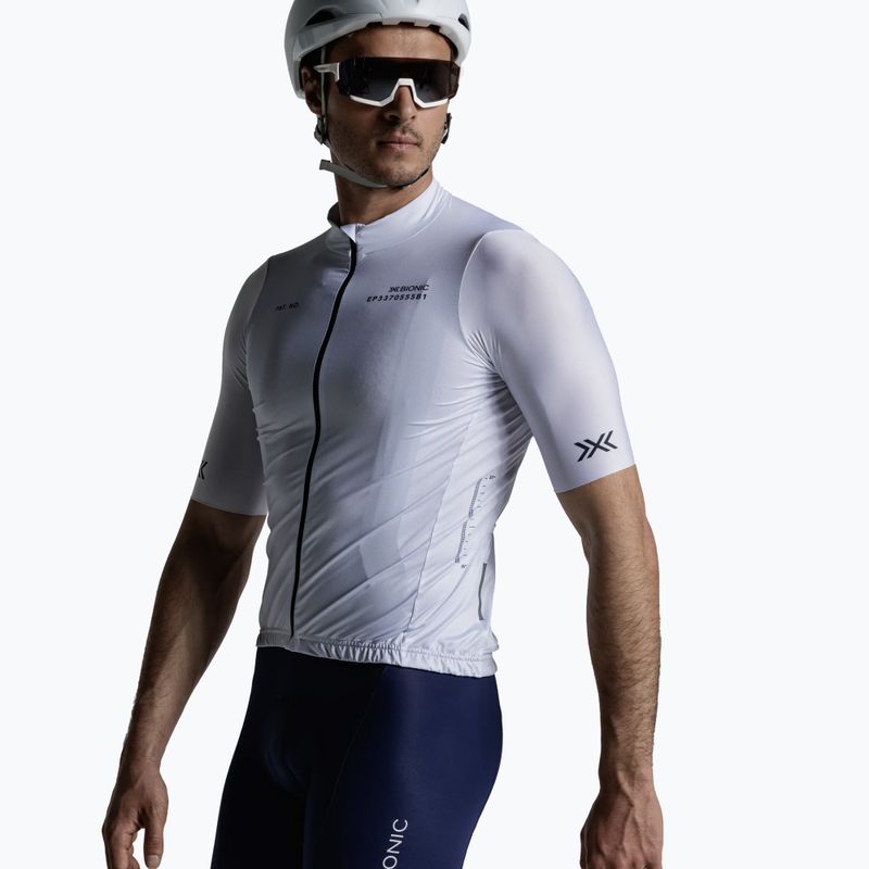 Men's cycling jersey X-Bionic Corefusion Ride Jersey off white 4