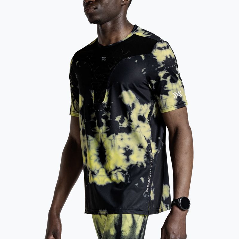 Men's running top X-Bionic Corefusion Run tie dye electric energy 4