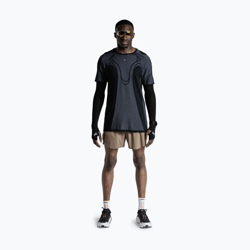 Men's running shorts X-Bionic Corefusion Run Perform dark sand 2