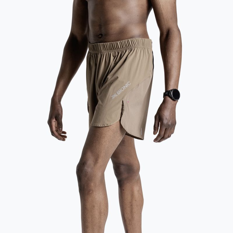 Men's running shorts X-Bionic Corefusion Run Perform dark sand 4