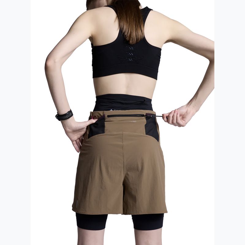 Running shorts X-Bionic Corefusion Run Perform dark sand 8