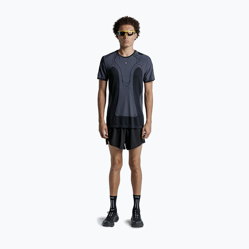 Men's running top X-Bionic Xceed Run Perform x black/x white