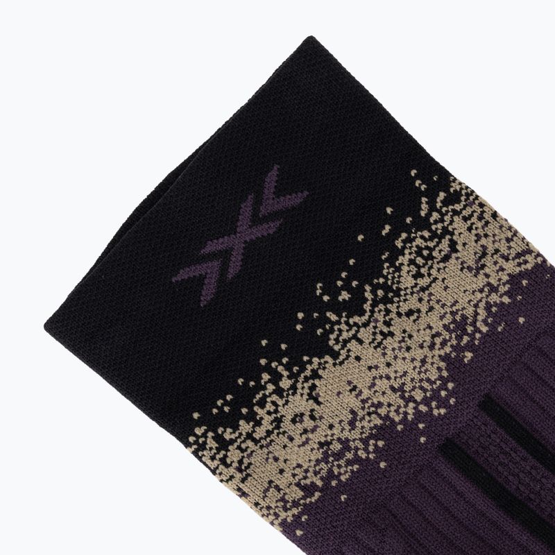Socks X-Socks Terraskin Perform Crew deep purple/x black/sand 3