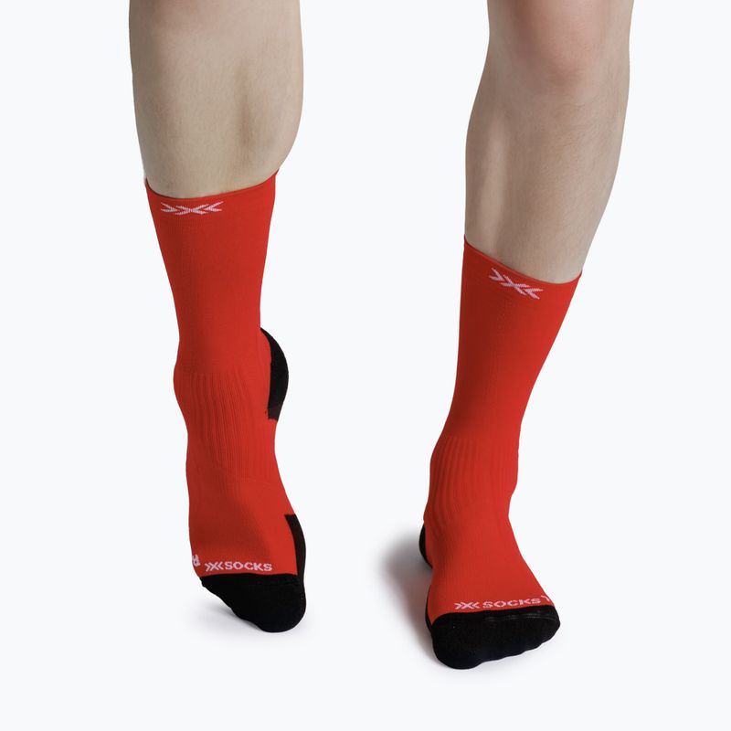 Socks X-Socks Run Perform Crew rocket red 2