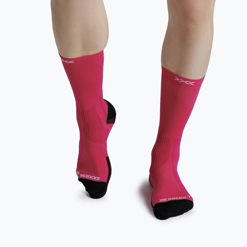 Socks X-Socks Run Perform Crew power purple 2