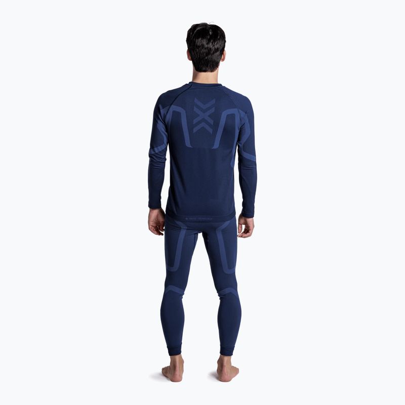 Men's thermal sweatshirt X-Bionic X-Ential Baselayer LS marine 4