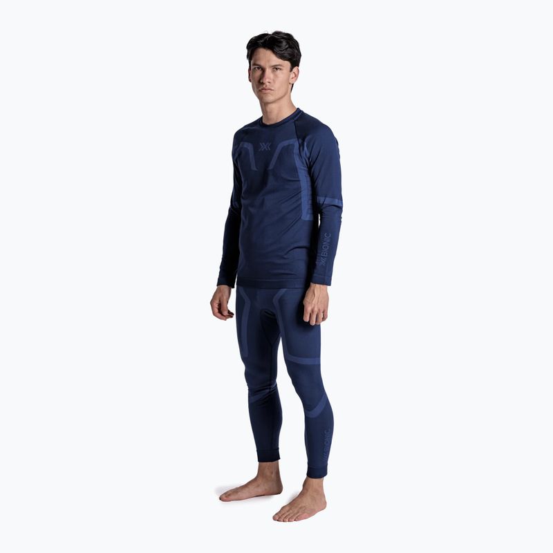 Men's thermal sweatshirt X-Bionic X-Ential Baselayer LS marine 5