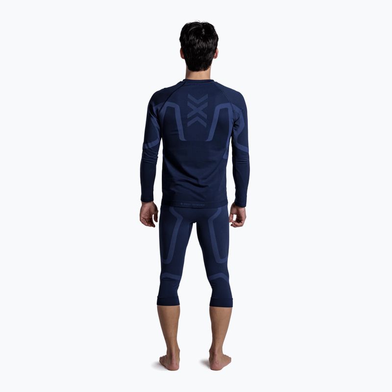 Men's thermal trousers X-Bionic X-Ential 3/4 marine 4