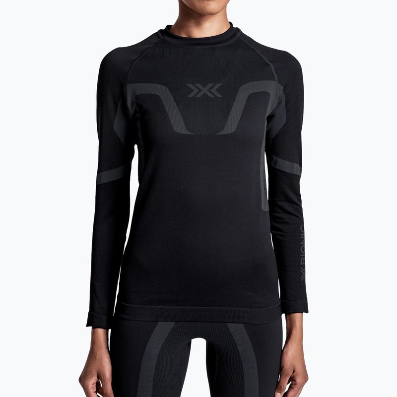 Women's thermal sweatshirt X-Bionic X-Ential Baselayer LS x black 3