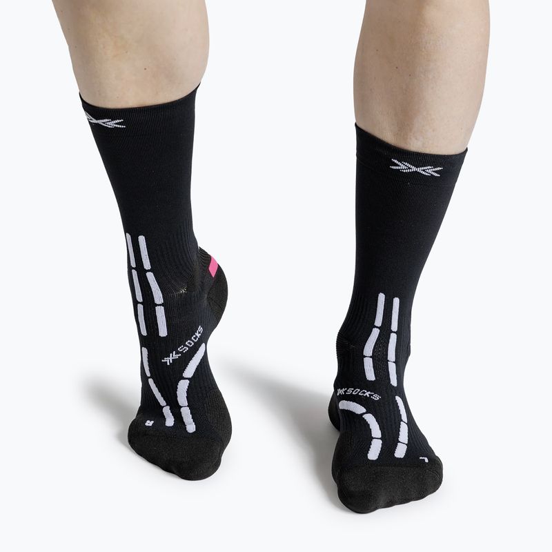 Socks X-Socks Trail Anatomix Crew x black/x white 2