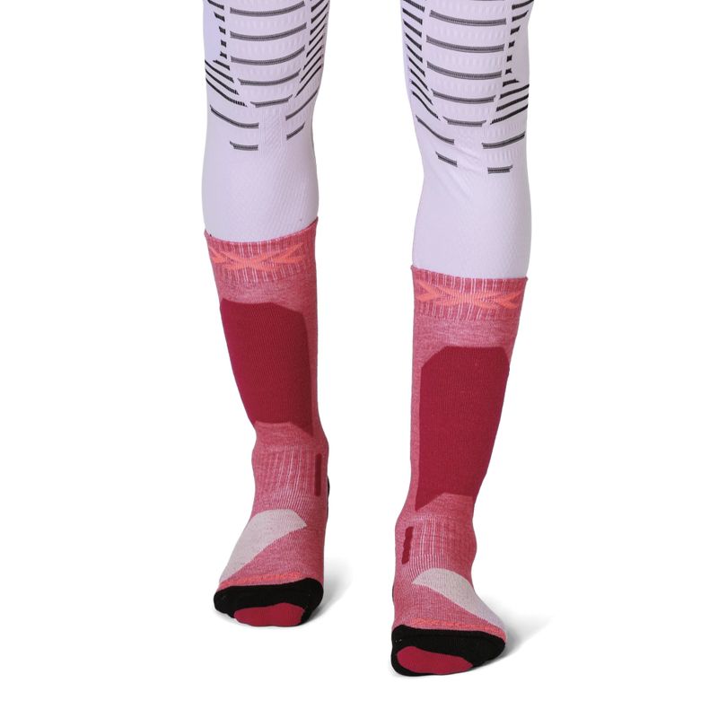 Children's ski socks X-Socks Ski Discover Otc hot red 2
