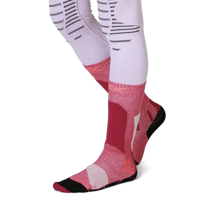 Children's ski socks X-Socks Ski Discover Otc hot red 4