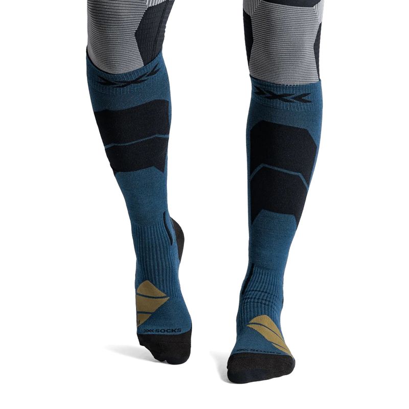 Ski socks X-Socks Ski Perform Merino Otc neo navy 2