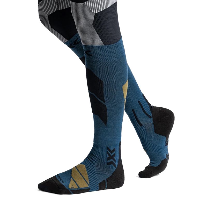 Ski socks X-Socks Ski Perform Merino Otc neo navy 4