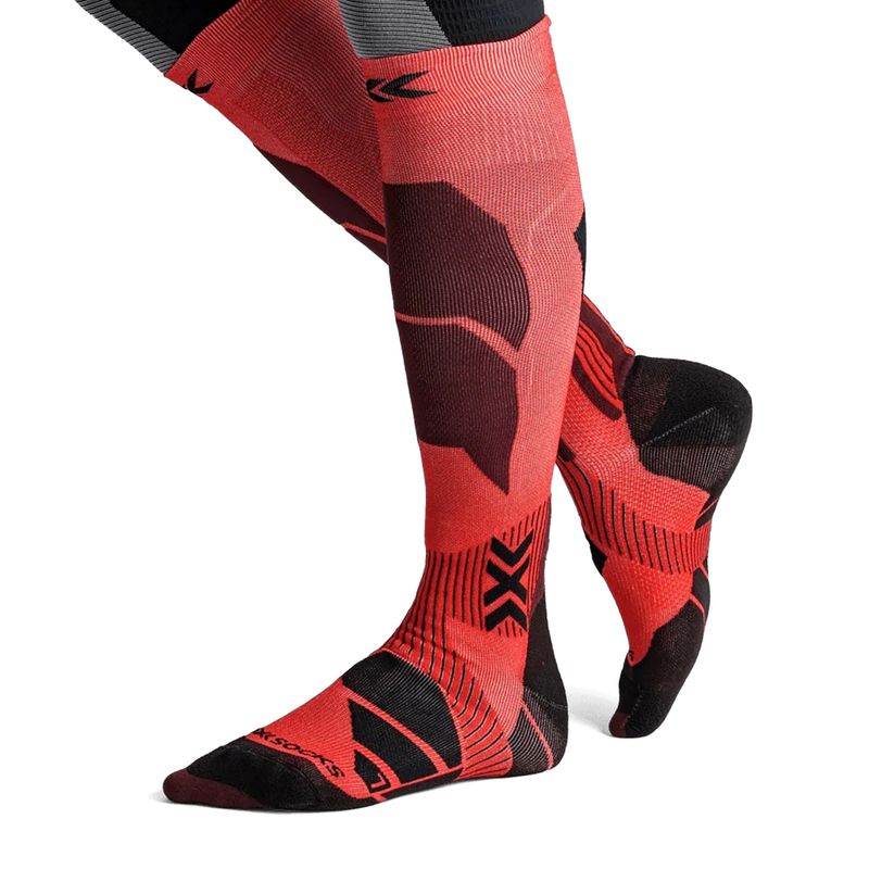 Ski socks X-Socks Ski Perform Otc hot red 4