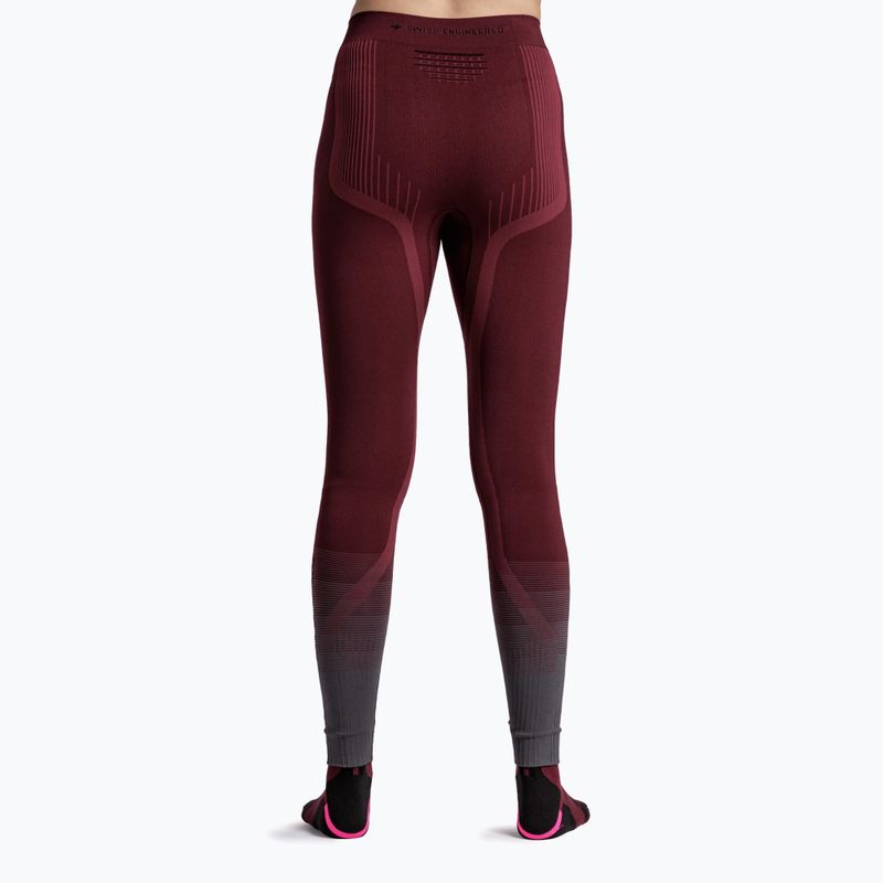 Women's thermal trousers X-Bionic Invent Graphics oxide red/x black 2