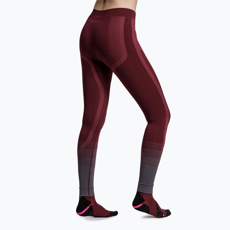 Women's thermal trousers X-Bionic Invent Graphics oxide red/x black 4