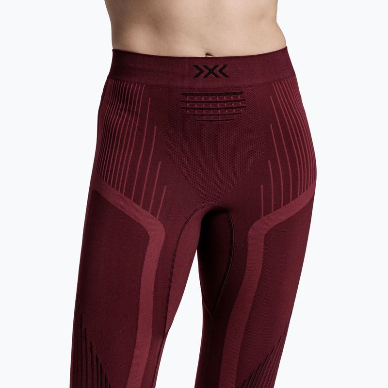 Women's thermal trousers X-Bionic Invent Graphics oxide red/x black 5