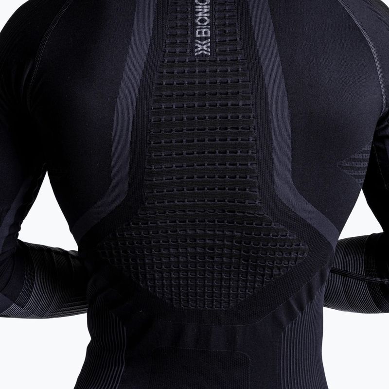 Men's thermal sweatshirt X-Bionic Invent Graphics LS x black/dark grey 7