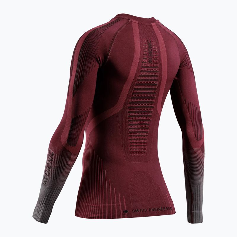 Women's thermal sweatshirt X-Bionic Invent Graphics LS oxide red/x black 11