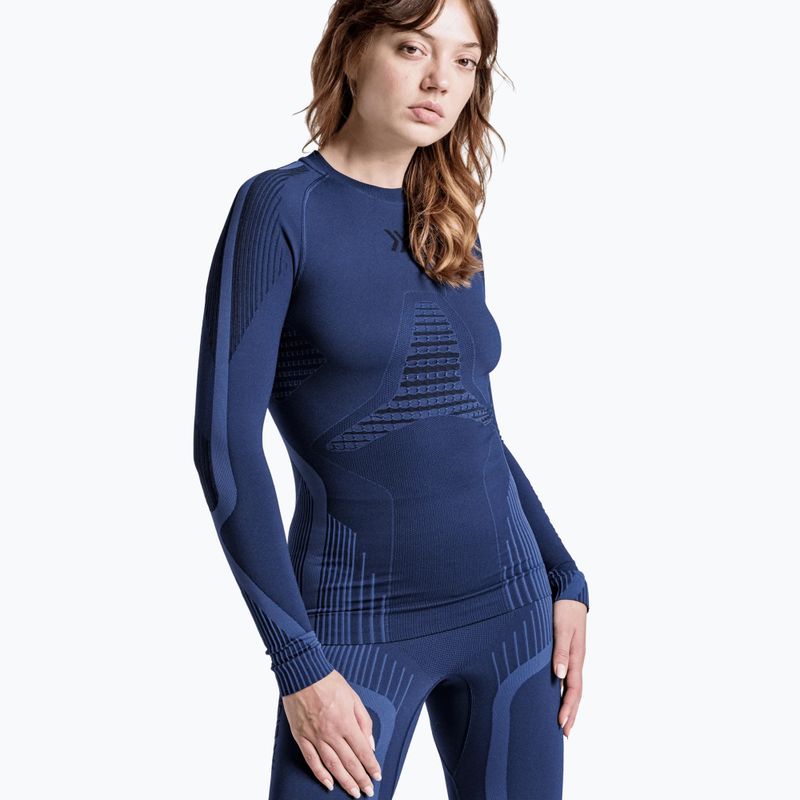 Women's thermal sweatshirt X-Bionic Invent marine