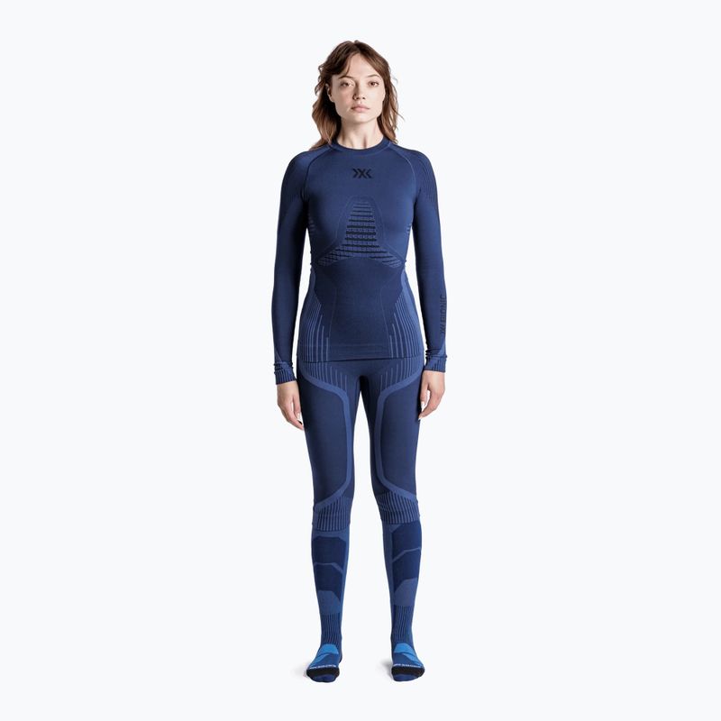 Women's thermal sweatshirt X-Bionic Invent marine 2