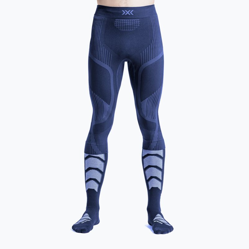 Men's thermal trousers X-Bionic Invent 3/4 marine