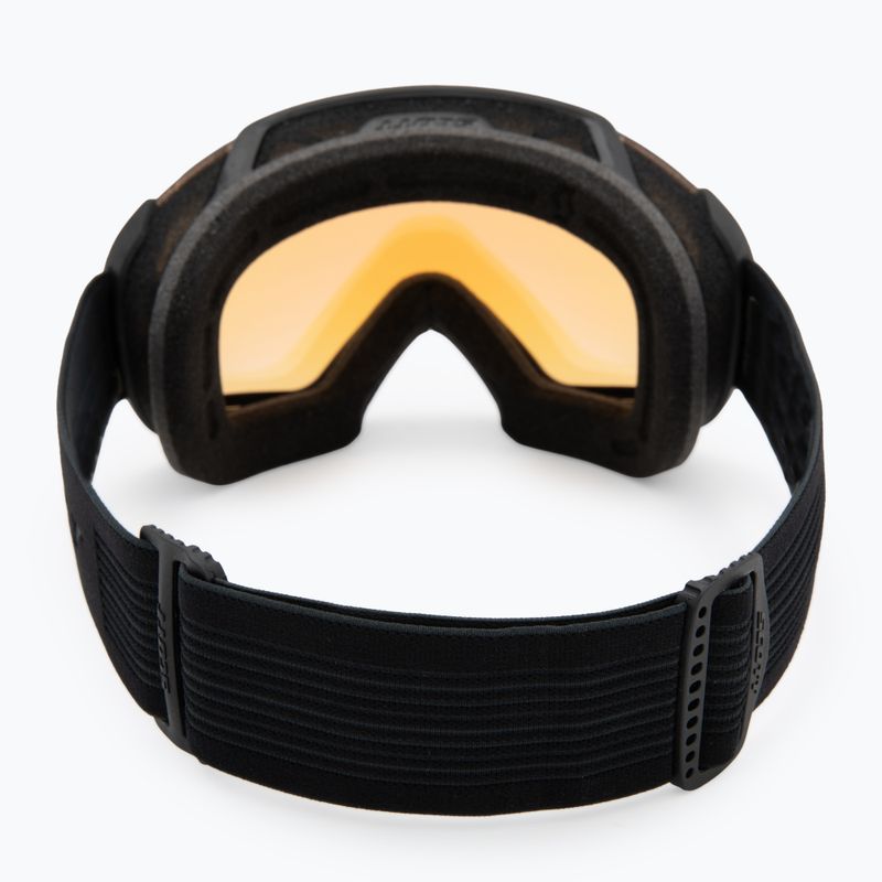 Ski goggles SCOTT Faze II mineral black/amp iluminator blue chrome 3