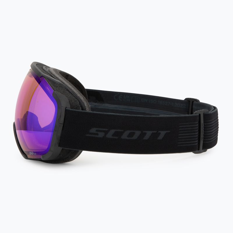 Ski goggles SCOTT Faze II mineral black/amp iluminator blue chrome 4