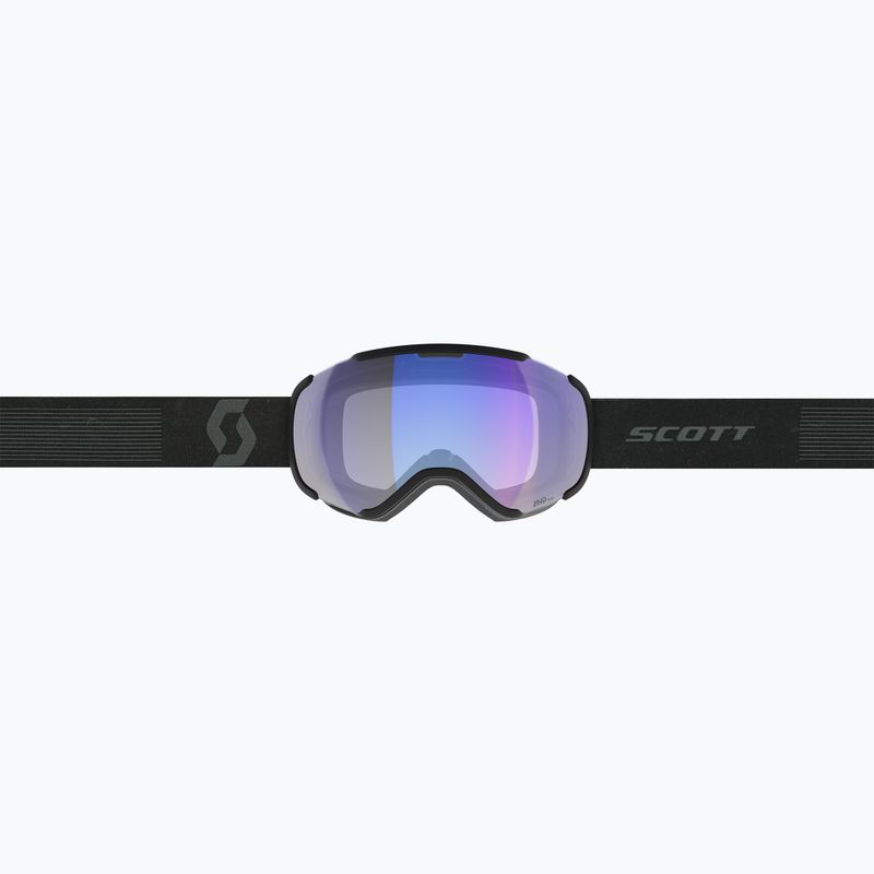 Ski goggles SCOTT Faze II mineral black/amp iluminator blue chrome 2
