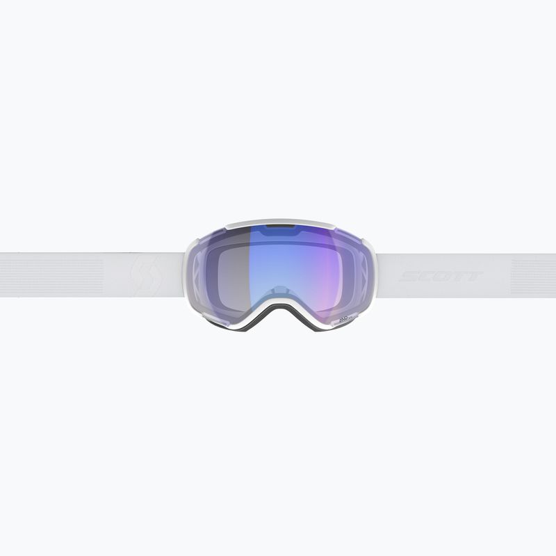 Ski goggles SCOTT Faze II mineral white/amp iluminator blue chrome 2