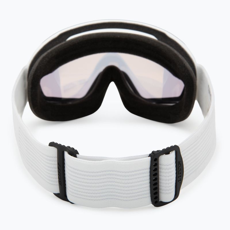 SCOTT Unlimited II OTG LS mineral white/light sensitive bronze chrome ski goggles 3