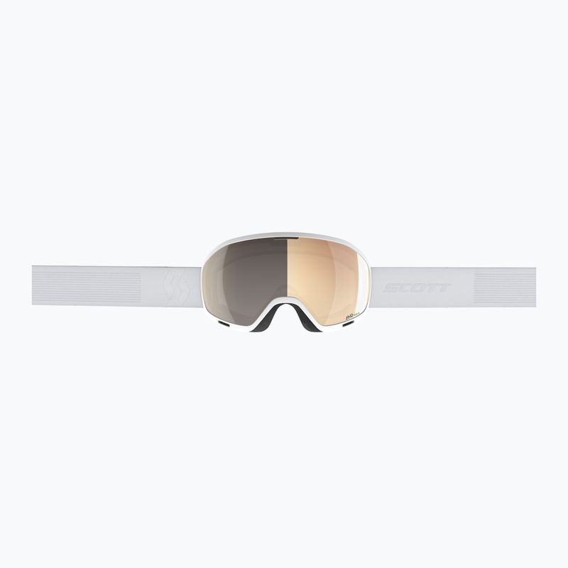 SCOTT Unlimited II OTG LS mineral white/light sensitive bronze chrome ski goggles 2