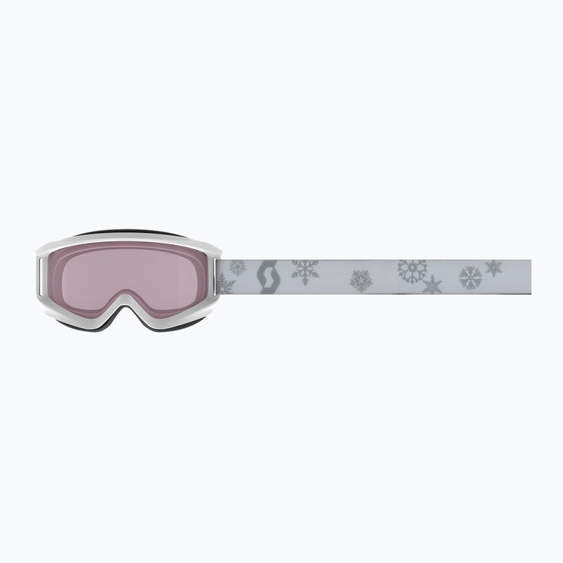 SCOTT Agent white/grey/enhancer children's ski goggles 2