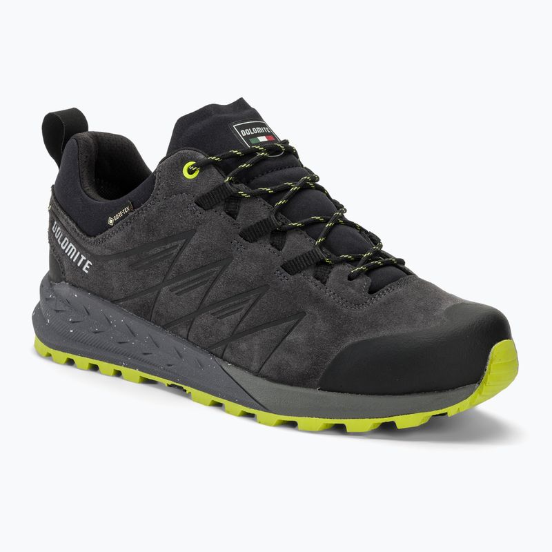 Men's hiking boots Dolomite Croda Nera GTX grey/lime green