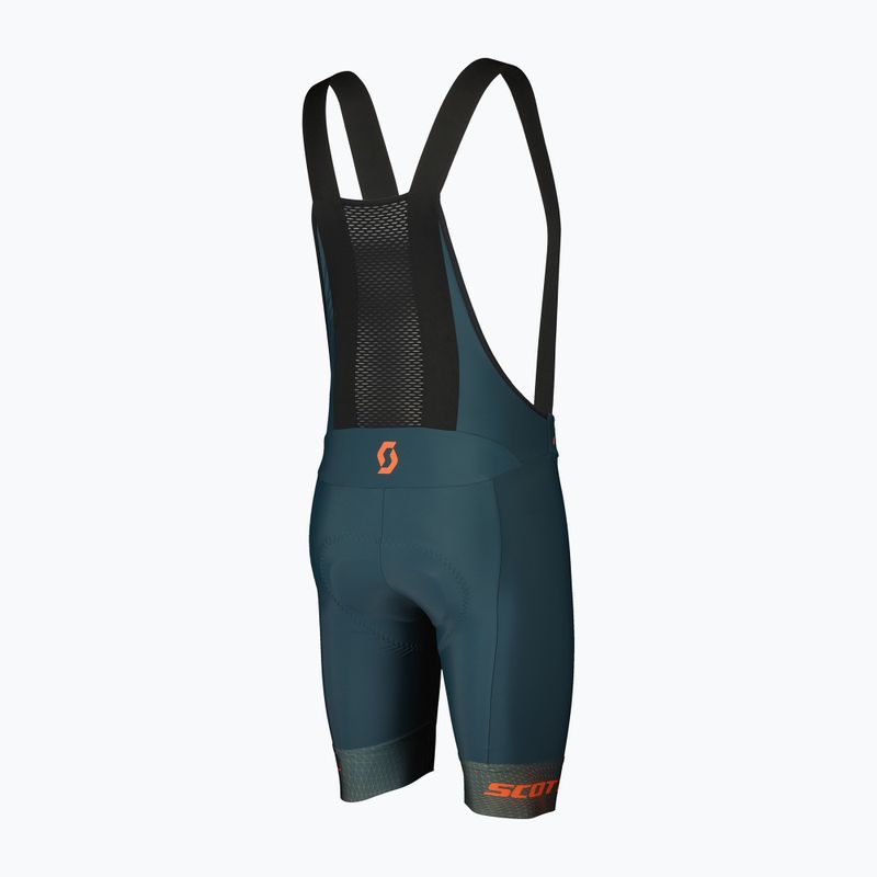 Men's SCOTT RC Pro +++ Bibshorts aruba green/braze orange 2