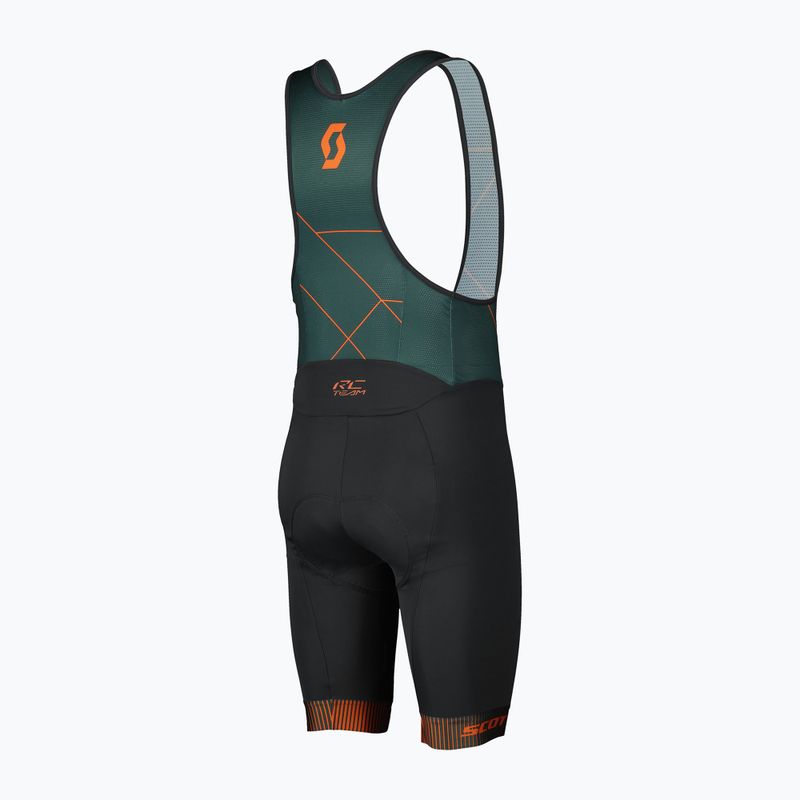 Men's SCOTT RC Team +++ Bibshorts aruba green/braze orange 2