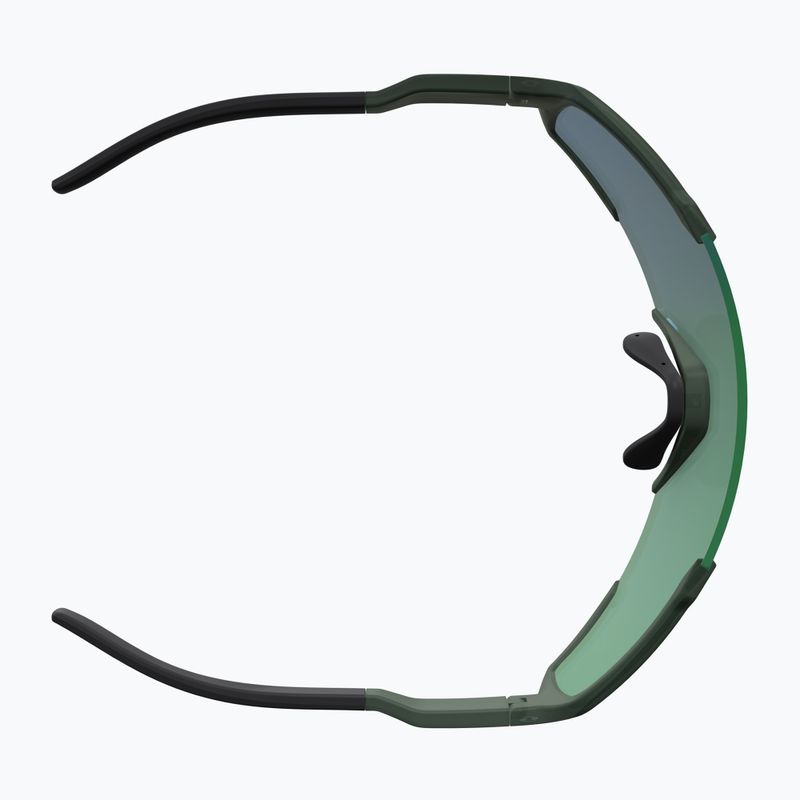 SCOTT Shield kaki green/green chrome sunglasses 4