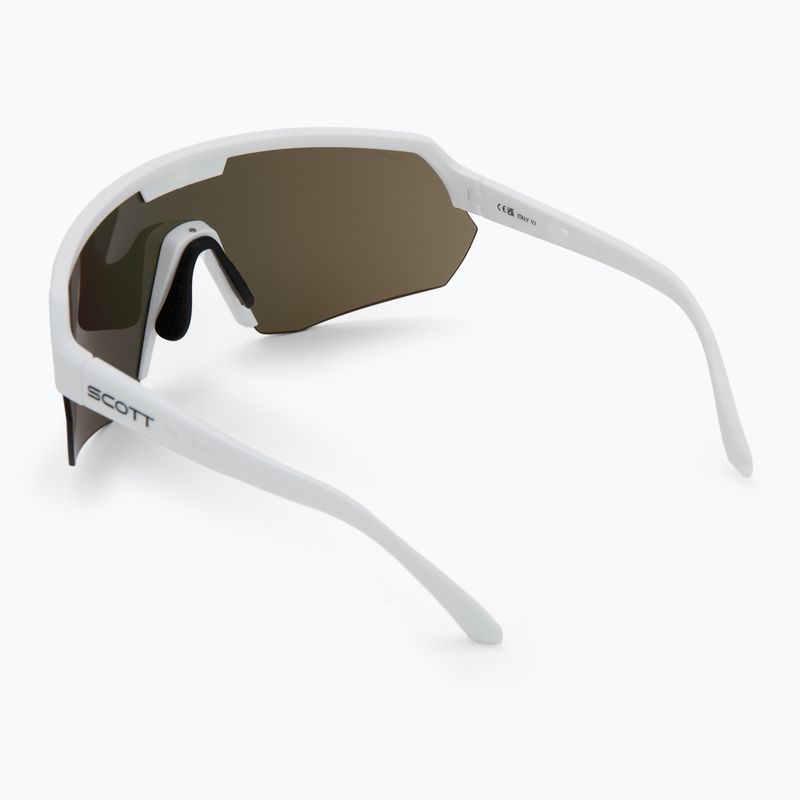 SCOTT Sport Shield white matt/red chrome sunglasses 2