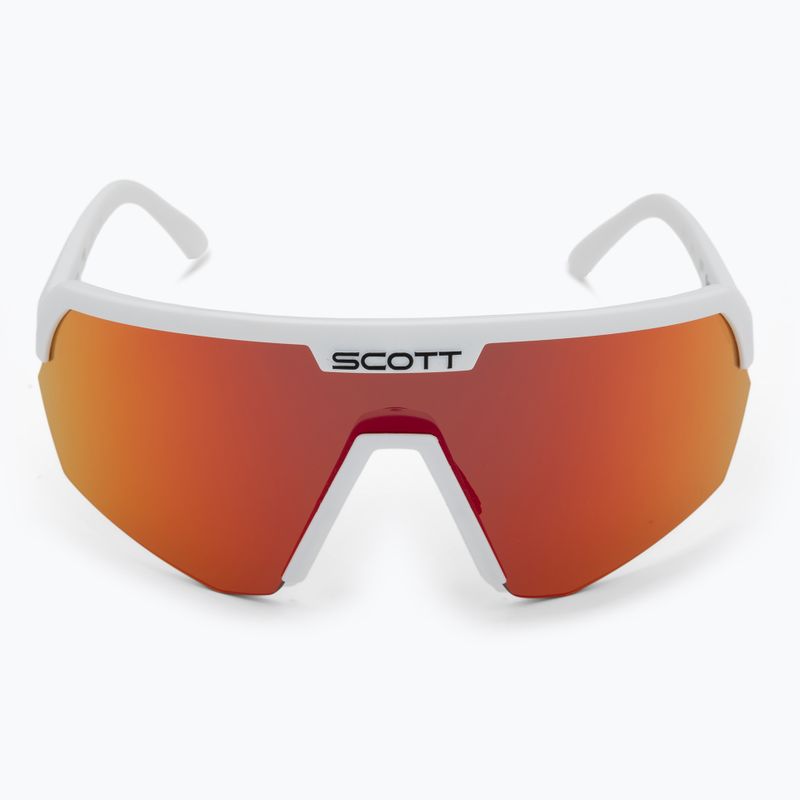 SCOTT Sport Shield white matt/red chrome sunglasses 3