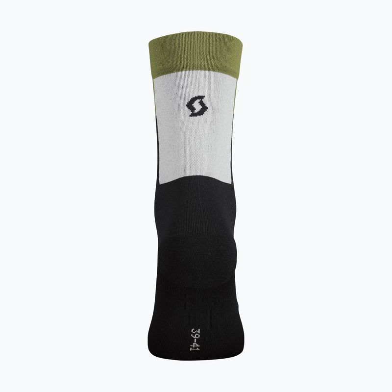 Socks SCOTT Block Stripe Crew black/fir green 2