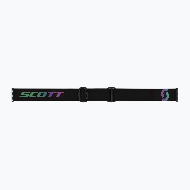 SCOTT React black/aurora green/enhancer teal chrome/pro green ski goggles 3