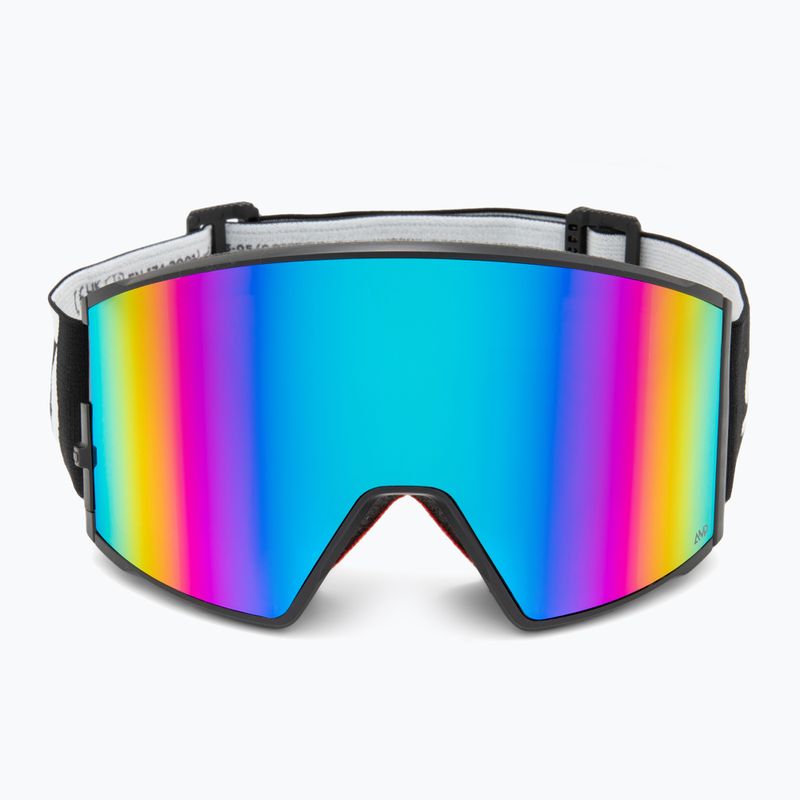 SCOTT React mineral black/white/enhancer teal chrome/pro green ski goggles 3