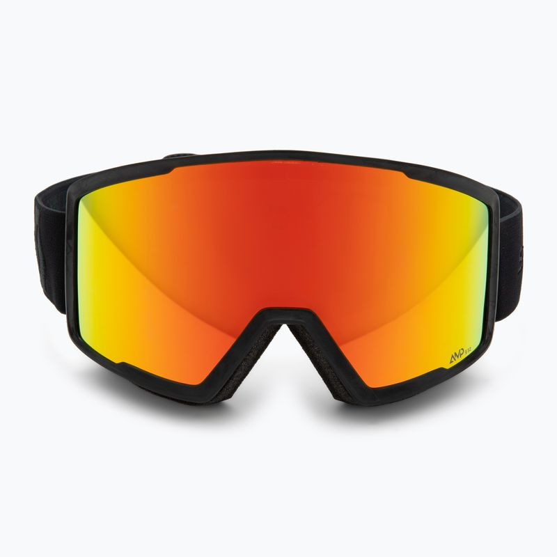 SCOTT Factor Pro mineral black/enhancer red chrome ski goggles 2