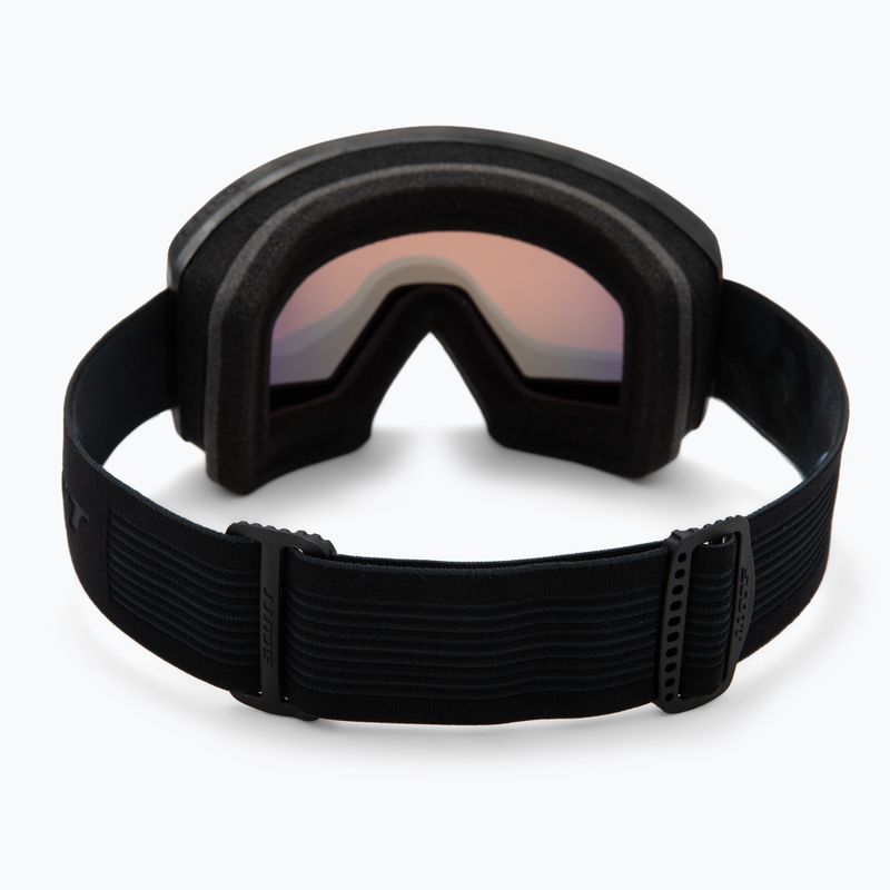 SCOTT Factor Pro mineral black/enhancer red chrome ski goggles 3