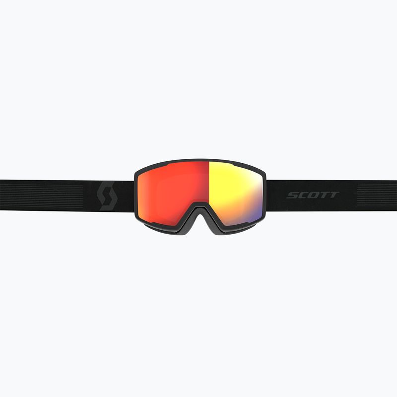 SCOTT Factor Pro mineral black/enhancer red chrome ski goggles 2