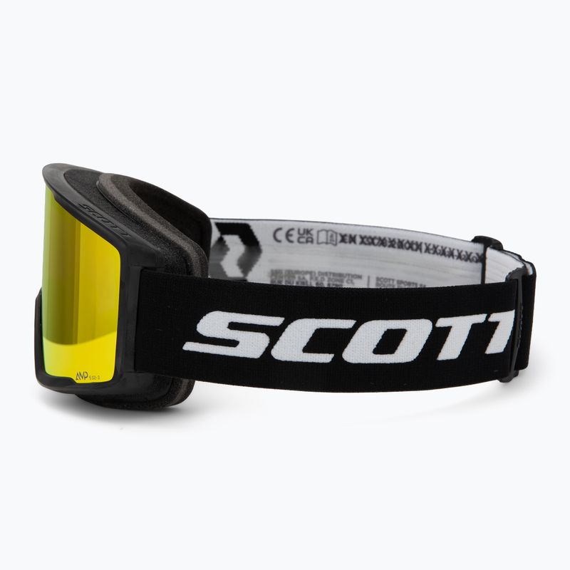 Ski goggles SCOTT Factor Pro LS mineral black/white amp ls red chrome 4